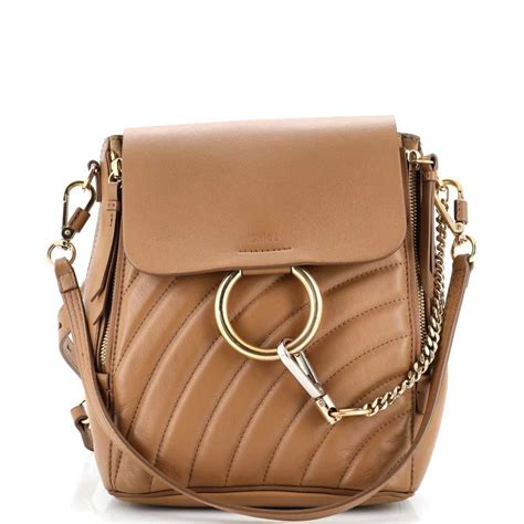 chloe faye quilted backpack|chloe backpack mini.